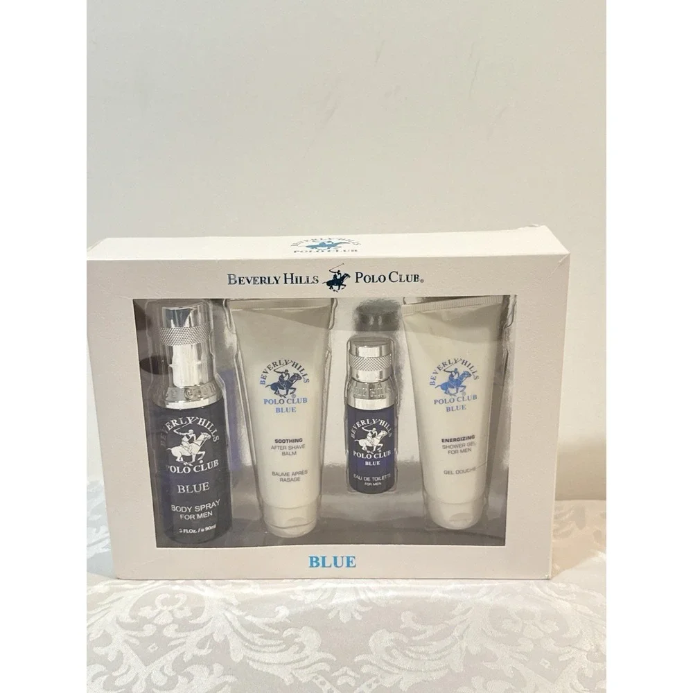 Beverly Hills Polo‎ Club Blue for Men Exclusive 4-Piece Set